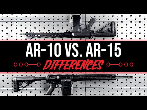 What's the difference between AR-10 VS AR-15?