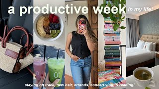 VLOG!🍵a productive week in my life, 7am days, staying on track, errands!