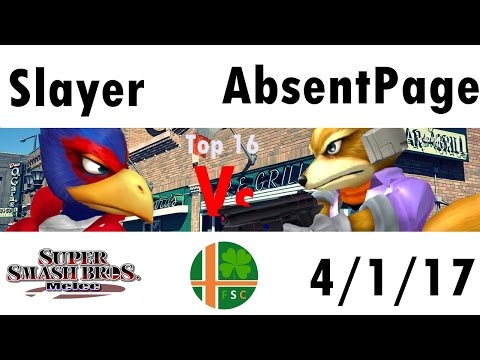 [Melee Singles WF] Slayer(Falco) vs Pnda|Absentpage(Fox) [FSC 4/1/17]