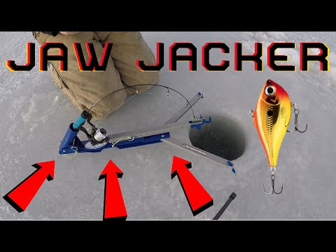 Ice Fishing Jaw Jacker / How To Use A Jaw Jacker / How To Set Up / Automatic Hook Set