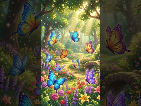 उद्याने चित्रपतङ्गाः (Butterflies in the Garden) | (उद्यान में तितलियाँ) | #sanskritkalp