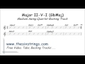 Major II-V7-I Jazz Backing Track (GbMaj) - 64 Medium Swing Quartet