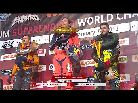 Super Enduro 2019 in Germany Cody WEBB Wins the 1st Final & Alfredo Gomez - Crash