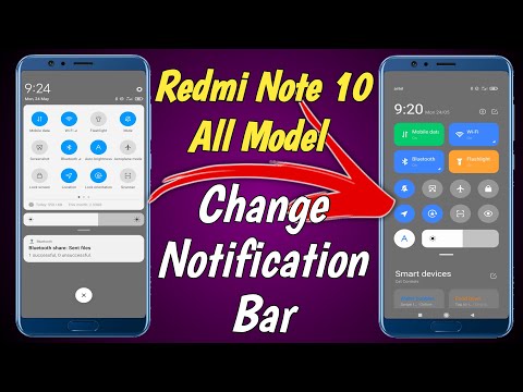 How to Change Notifications Panel on Redmi Note 10! 😘😘😘 #shorts #redmi