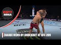 Aiemann Zahabi knocks out Aoriqileng in first round of #UFC289 prelims | ESPN MMA