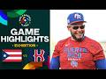 Puerto Rico Vs Red Sox 2026 World Baseball Classic Exhibition Game Highlights