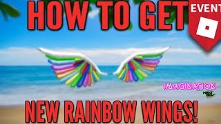 Descargar Mp3 De How To Get The Rainbow Wings Roblox Gratis - how to get the roblox rainbow wings roblox imagination 2018 event