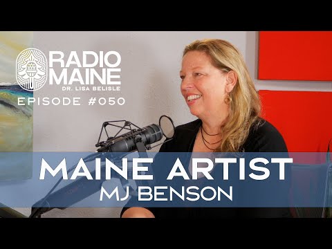 Radio Maine: This Maine Artist Creates Dramatic, Abstract Seascapes That Will Blow You Away: Meet MJ Benson