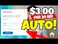 Earn $3.00 Per Word Per 30 Seconds AUTOMATICALLY (FREE PayPal Money)