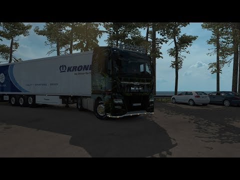 Euro Truck Simulator 2 (1.34)/ New MAN Euro 6 tuning and driving!
