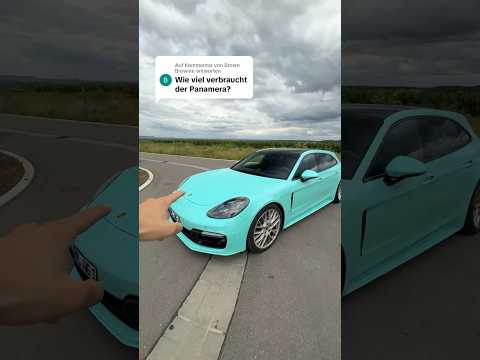 Extreme fuel consumption in the Porsche Panamera…