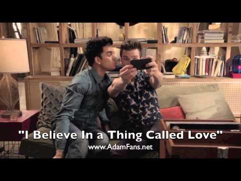 Glee cast ft Adam Lambert - I Believe In a Thing Called Love [HQ audio]
