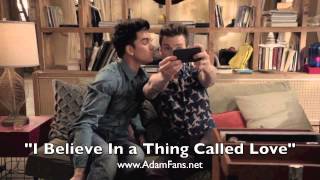 Glee cast ft Adam Lambert - I Believe In a Thing Called Love [HQ audio]