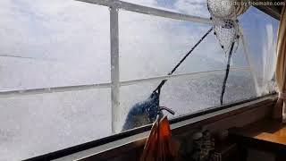 Markermeer windkracht 7 Volendam naar Muiden.