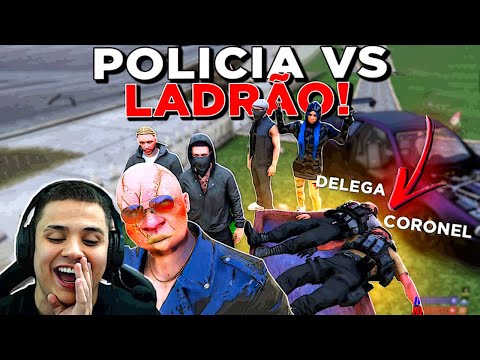 JUNTEI TODAS AS F@V3LAS CONTRA A POLÍCIA no GTA RP 😂 (Modder Clips)