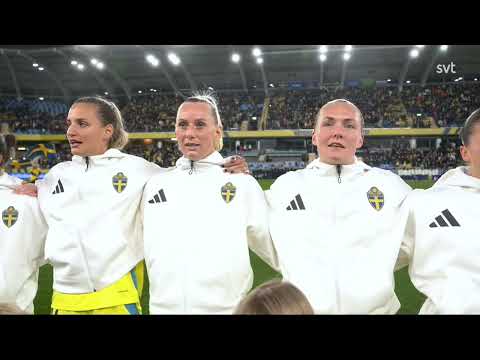 National Anthem of Sweden at Gamla Ullevi 29 October 2024