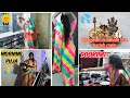 ️Puja Vlog Sunday VRAT Puja Vidhi Ganpati BAPPA Visarjan VLOG ️ Saree Vlog