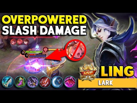 100% Unkillable! Ultra Fast Hand Ganking & Farming! Mobile Legends Ling Aggressive Play by Lark
