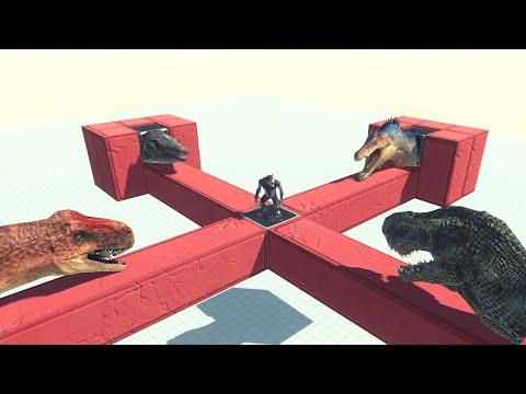 Four Head Vs Small Units ARBS |Animal Revolt Battle Simulator