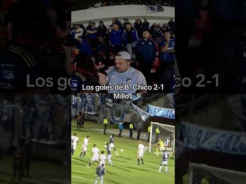 Así se vivieron los goles en Tunja 😬 | Boyacá Chicó 2-1 Millonarios