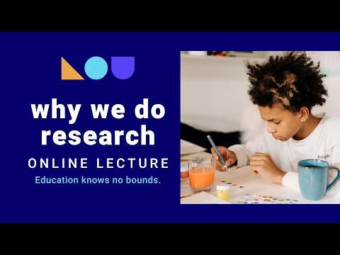 2021 MBA Research Methods Session 1: Why We Do Research