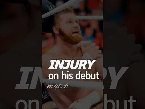 Injured on his DEBUT - Sami Zayn #wwe #samizayn #johncena #wweraw #brethart #johncenavssamizayn
