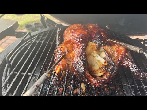 How to Grill the Most Tender Non Greasy Smoked Duck Ever!