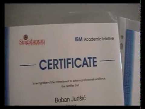 Dodela IBM sertifikata - Poslovni fakultet Valjevo