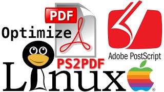 how to compress pdf file size in linux using ps2pdf | Compress PDF file size with ps2pdf Ghostscript