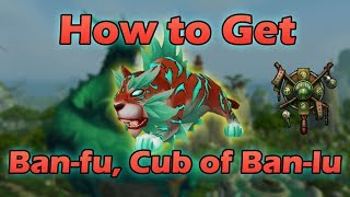 How to Get Ban-fu, Cub of Ban-lu | New Monk Class Pet