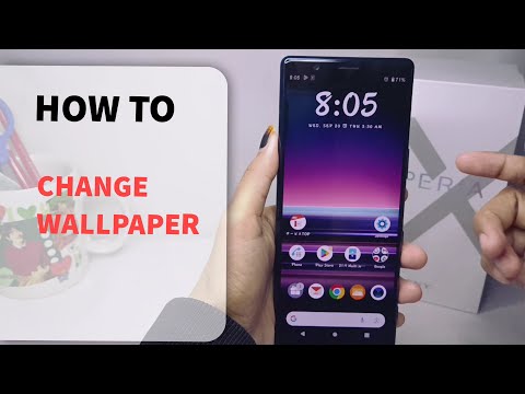 How To Change Wallpaper On Sony Xperia