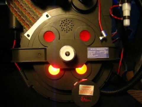 Spirit Halloween Deluxe Proton Pack Lights Upgrade outside