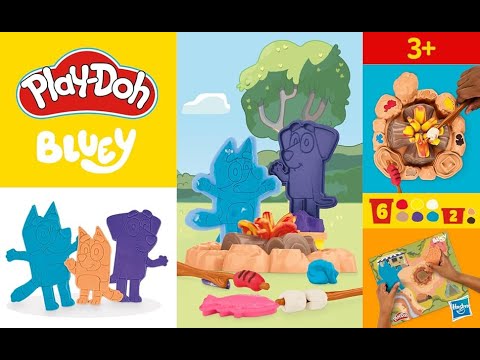 Набор для лепки Hasbro Play-Doh Bluey Блуи Кемпинг (G0229) - фото 1 - id-p3207663719
