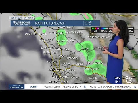 ABC 10News Pinpoint Weather for Sat. Jan. 14, 2023