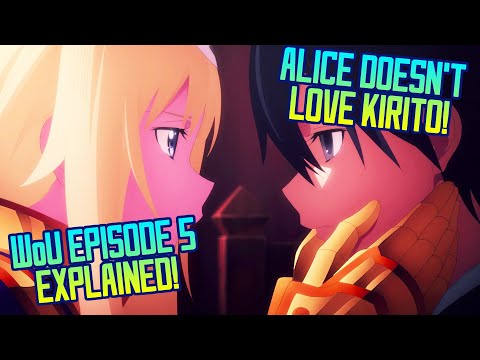 Sword Art Online Alicization EXPLAINED - WoU EP5, The Night Before Battle! | Gamerturk Reviews