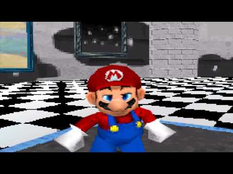 B3313 DS IS FINALLY REAL?! Super Mario 64 x4 (BETA) - 100% Walkthrough Part 1 Gameplay