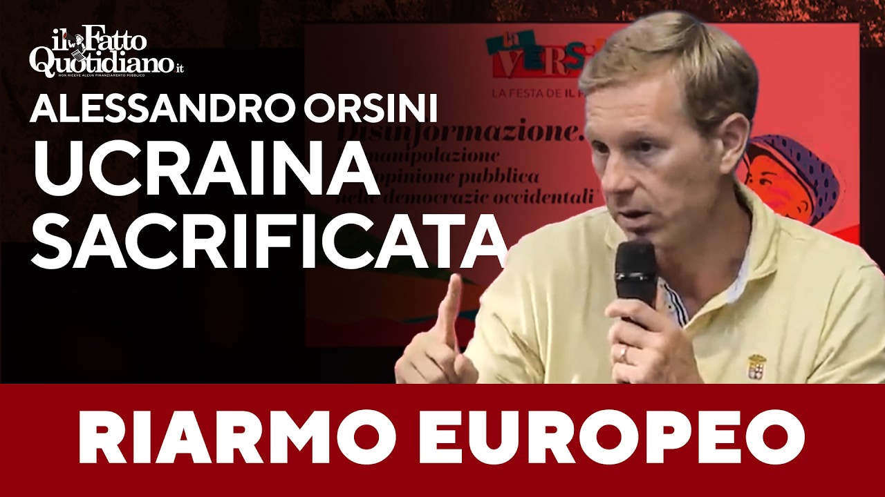 Ucraina, Orsini: “È una guerra per procura, stiamo usando Kiev al posto nostro”