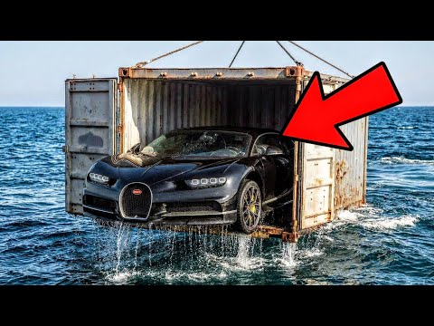 We Found a $3,000,000 Bugatti Chiron Inside a Sunken Shipping Container