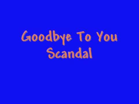 Goodbye To You Lyrics