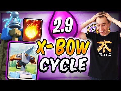 DOMINATING w/ 2.9 FAST CYCLE XBOW DECK  — Clash Royale