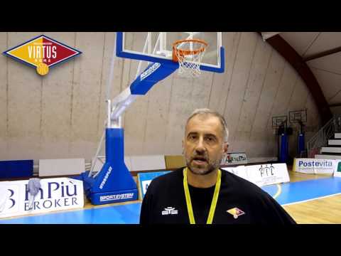 Coach Fabio Corbani presenta la sfida con Siena
