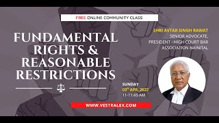 (S02 CC25) Fundamental Rights & Reasonable Restrictions