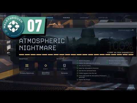 Aliens: Dark Descent Gameplay Walkthrough - Atmospheric Nightmare (All Datapads and Blueprints)