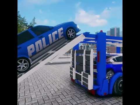 US Police-Car Transport Trucks