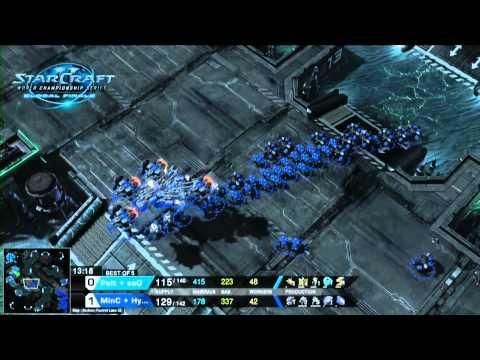 WCS Global Finals 2014 Starcraft 2 - Showmatch - MinC/Hyun vs Polt/Soo