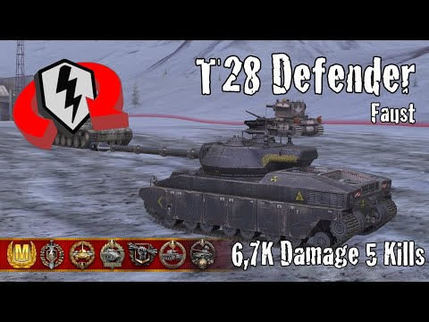 T28 Defender  |  6,7K Damage 5 Kills  |  WoT Blitz Replays