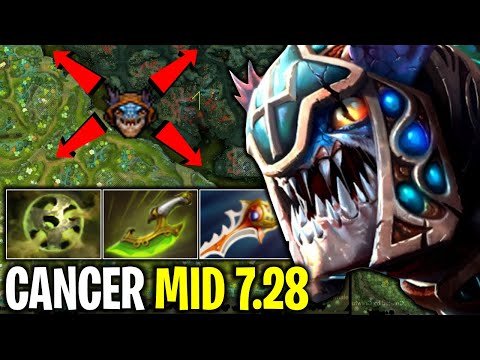 CANCER MID 7.28 INSANE ROAMING SLARK MID SWIFT BLINK + RAPIER | DOTA 2