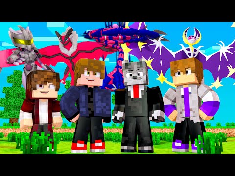 Minecraft - Pokemon Geração #2 - MISSÃO DO POKÉMON LENDÁRIO DE ALOLA vs GALAR vs KANTO vs KALOS!!