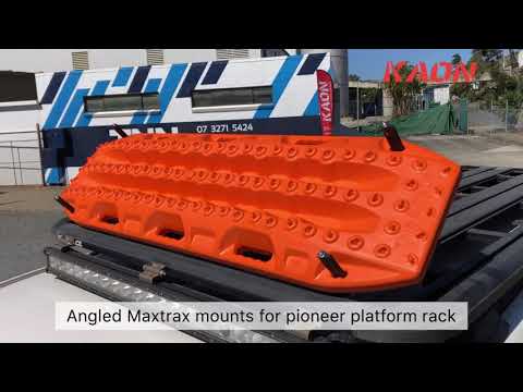 Angled Maxtrax Wind Deflector Mounting Plate Bracket