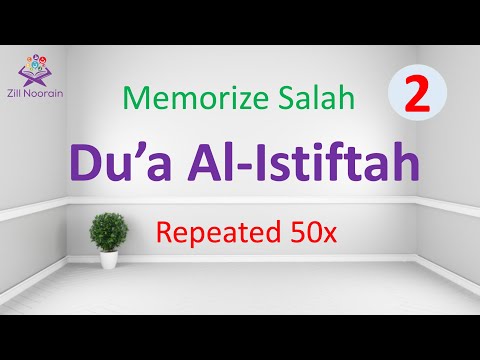 Du'a Al Iftitah | Repeated 50x | Memorize Salah for Kids 2